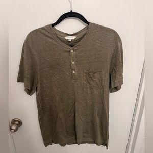 Club Monaco Linen Henley